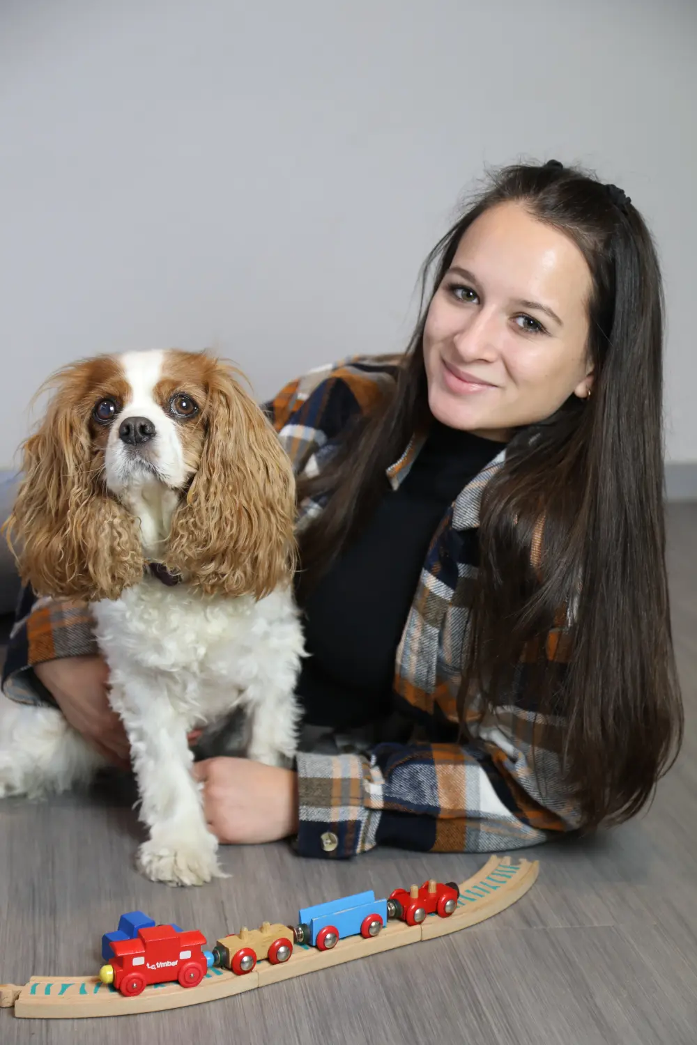 Mädchen und Hund von Praxis für Logopädie Marina Unger