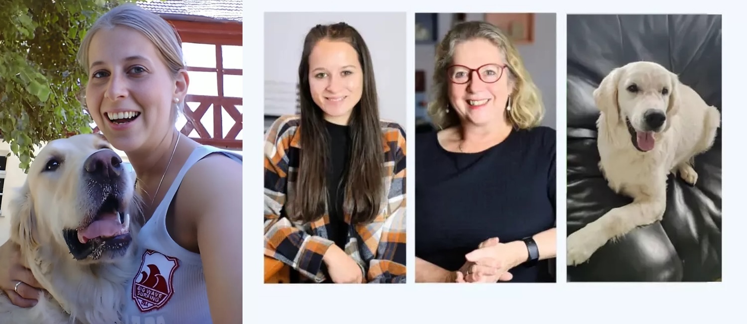 Drei Frau und Hund von Praxis für Logopädie Marina Unger